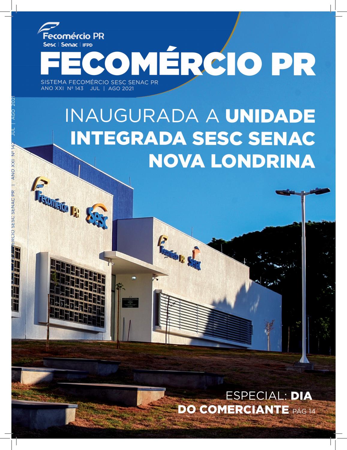 Capa do projeto Revista Fecomércio PR — Nº 143